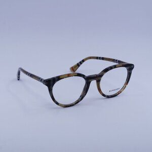 Burberry BE2429 4163 Eyeglasses Check Sand 50mm Cat Eye Frame